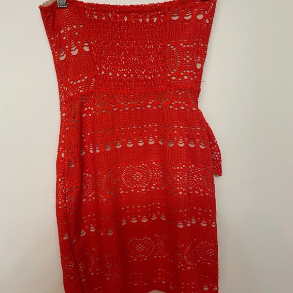 Free People|| Oceanside Rouched Side Bandeau Dress, Strapless - Picture 8 of 11